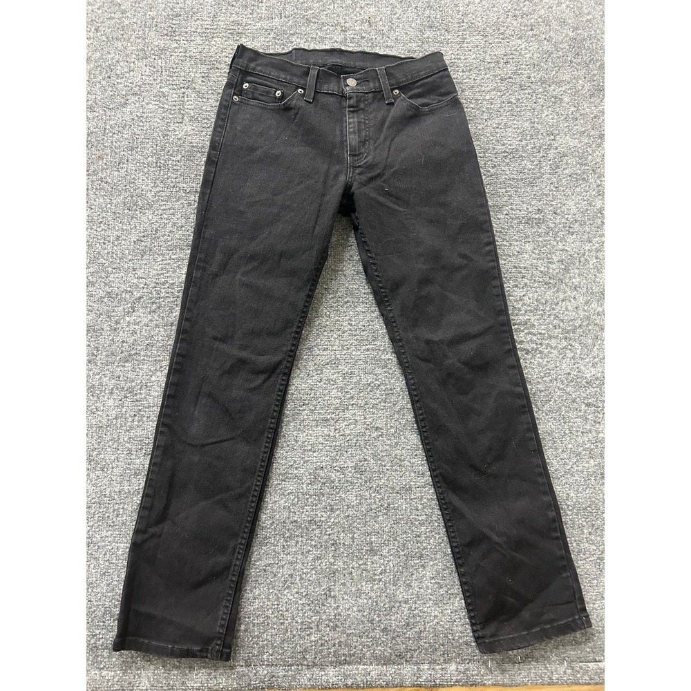 Levi's Jeans Mens Size W30 L30 Black 511 Slim Fit Stretch Denim Casual Pants